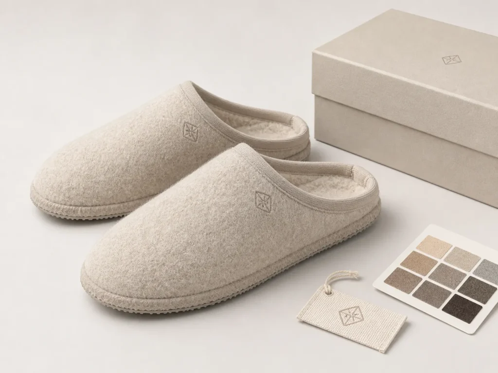 Actual Photos Of Custom Branded Indoor Slippers (Odm Service)