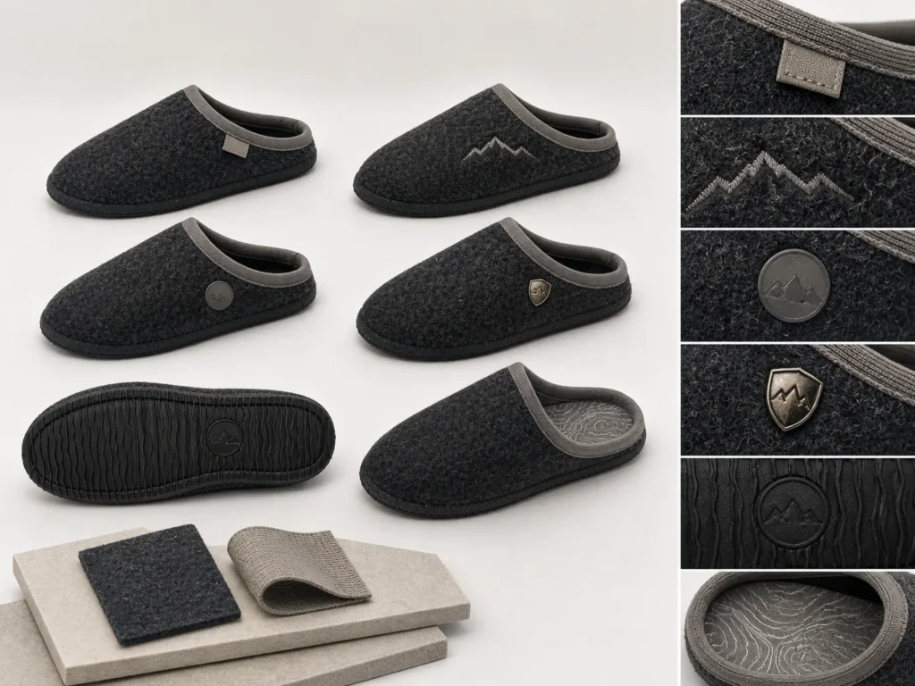 Brand Design Options For Indoor Slipper Odm Services