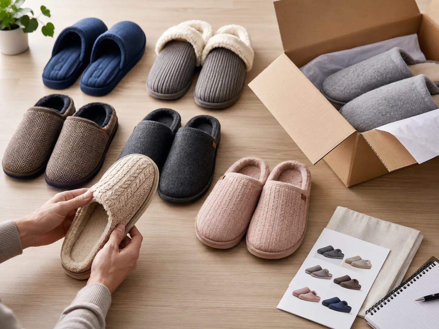 Indoor Footwear Catalog Style Selection