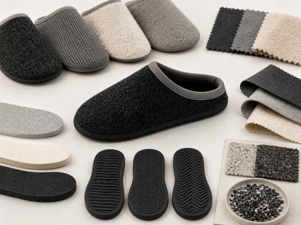 Material Options For Indoor Slipper Odm Services