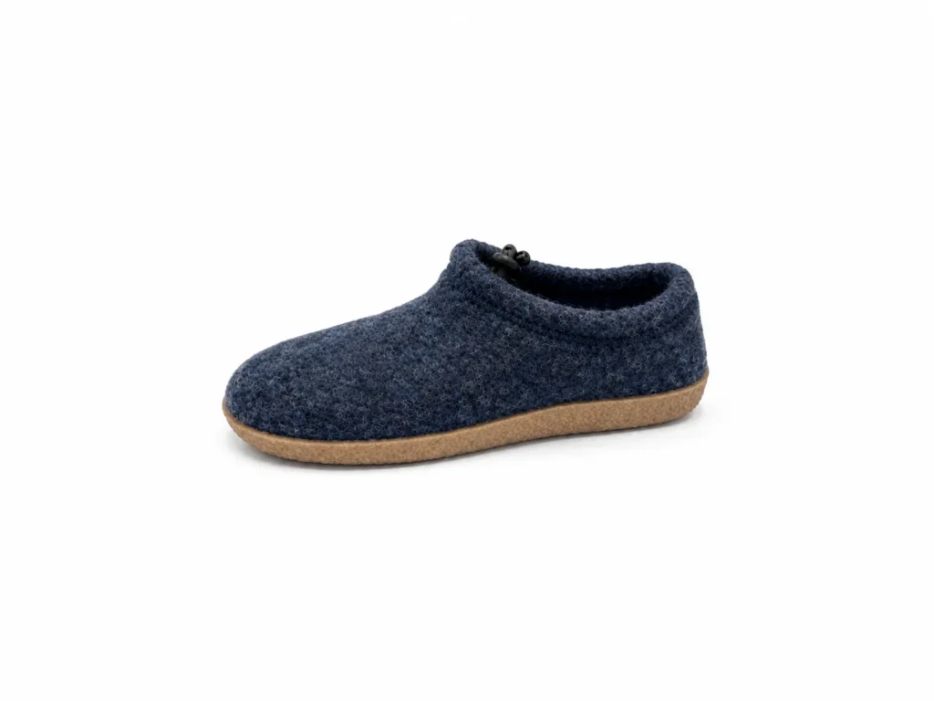 Navy Blue Adult Indoor Outdoor Shoes — Outer View