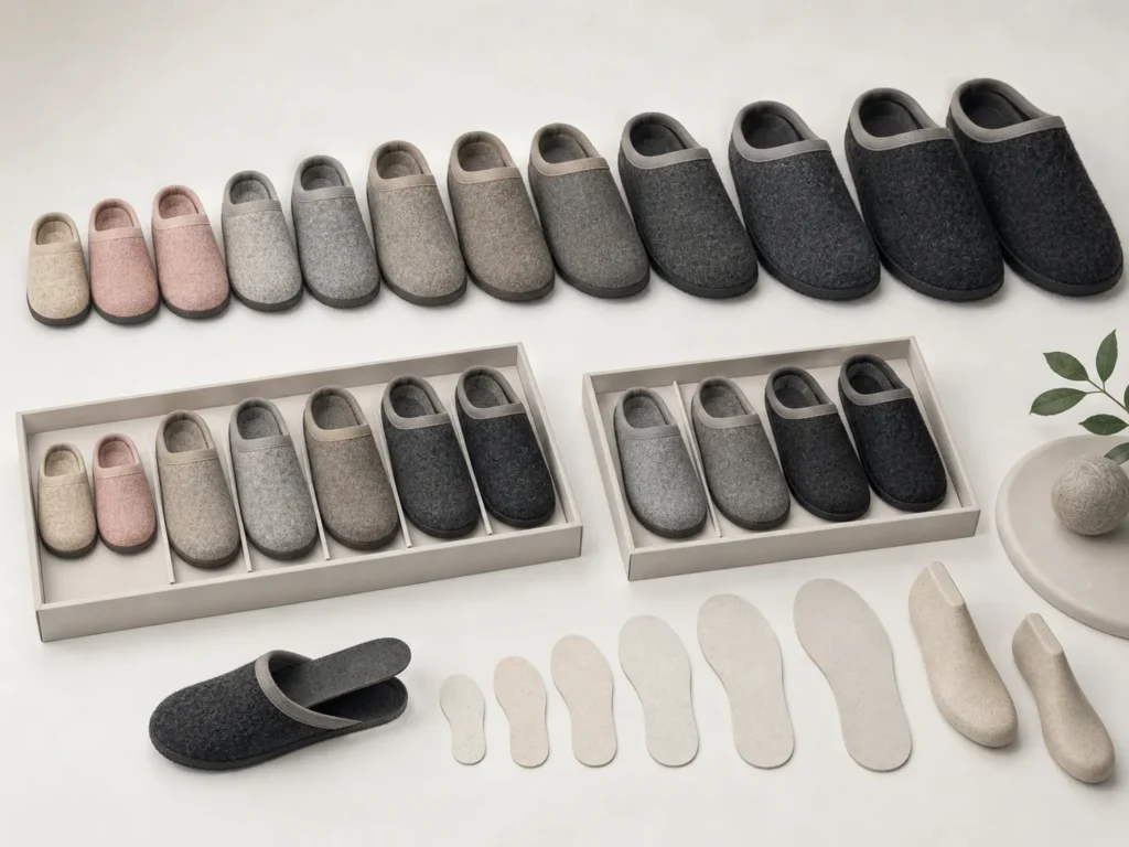 Size Options For Indoor Slipper Odm Services