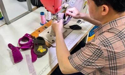 Indoor Slippers Custom Development Process — Upper Stitching